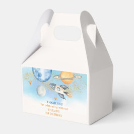 Buitenruimtecentrales Jongen Galaxy First Trip Bir Bedankdoosjes