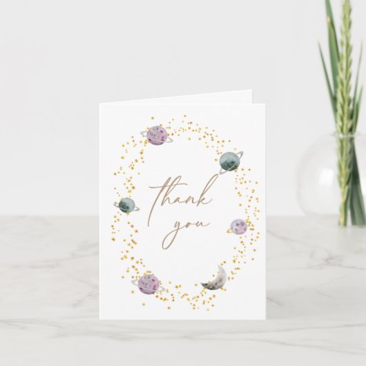 Buitenruimtecentrales - Meisjes van de eerste verj Bedankkaart (Voorkant)