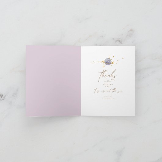 Buitenruimtecentrales - Meisjes van de eerste verj Bedankkaart (Binnen)