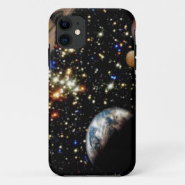 Buitenruimteplaneten sterrenstelsel iPhone 5 iPhone 11 Hoesje