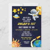 Buitenruimtescheiding, 1ste baan rond de zon jonge kaart (Voorkant)