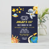 Buitenruimtescheiding, 1ste baan rond de zon jonge kaart (Staand voorkant)