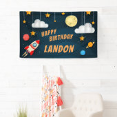 Buitenruimteschema Gepersonaliseerd geboortedag Spandoek (Insitu)