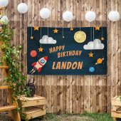 Buitenruimteschema Gepersonaliseerd geboortedag Spandoek