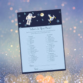 Buitenruimtetoestel Wat zit er in je paarse spel Kaart