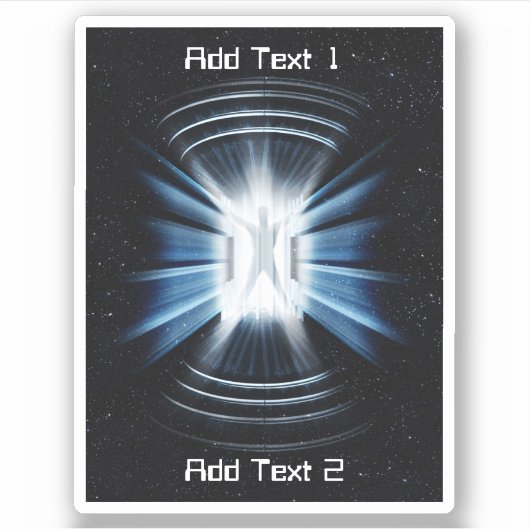 Buitenruimtetransport Sticker (Voorkant)