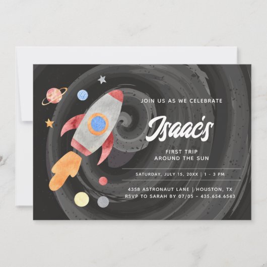 Buitenruimtetuigen, eerste uitnodiging van de gebo (Voorkant)