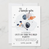 Buitenruimtetuigen Galaxy Boy Dank je kaart (Voorkant)