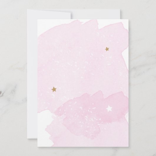 Buitenruimtetuigen Galaxy Girl Pink Hartelijk dank Kaart (Achterkant)