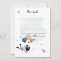 Buitenruimtetuigen Geboortetijd Capsule Kaart