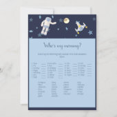 Buitenruimtetunaut die mijn mammie Baby-spel is Kaart (Voorkant)