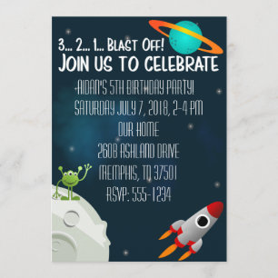 Buitenruimtevaart op zaterdag uitnodiging tot ruim