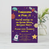 Buitenruimtevaartdag Kaart (Staand voorkant)