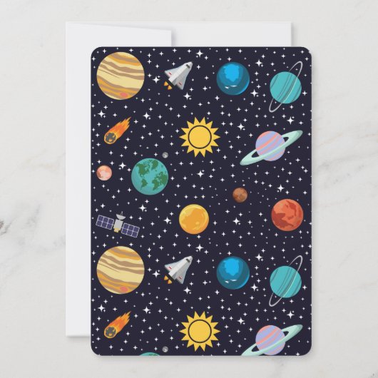 Buitenruimtevaartdag Kaart (Achterkant)