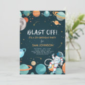 Buitenruimtevaartdag Kaart (Staand voorkant)