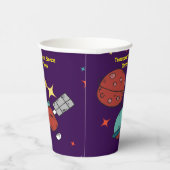 Buitenruimtevaartdag Papieren Bekers (Rechts)