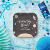 Buitenruimtevaartdag Papieren Bordje (Feest)