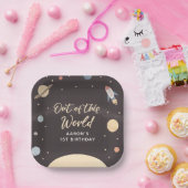 Buitenruimtevaartdag Papieren Bordje (Feest)