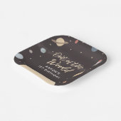 Buitenruimtevaartdag Papieren Bordje (Gebogen)