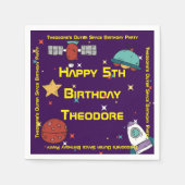 Buitenruimtevaartdag Servet (Voorkant)