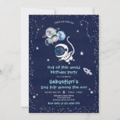 Buitenruimtevaartfeest uit deze wereldvideo kaart (Voorkant)