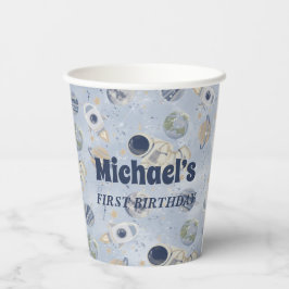 Buitenruimtevaartsterrenastronaut Papieren Bekers