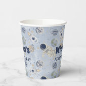 Buitenruimtevaartsterrenastronaut Papieren Bekers (Links)