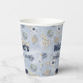 Buitenruimtevaartsterrenastronaut Papieren Bekers (Rechts)