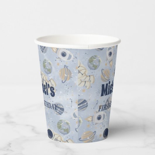 Buitenruimtevaartsterrenastronaut Papieren Bekers (Rechts)