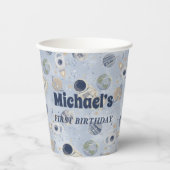 Buitenruimtevaartsterrenastronaut Papieren Bekers (Voorkant)