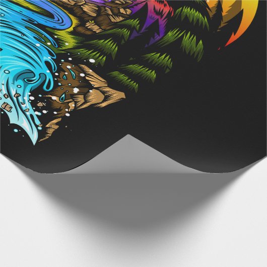 Buitenscène Cadeaupapier (Hoek)