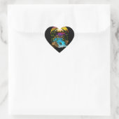 Buitenscène Hart Sticker (Tas)