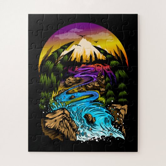 Buitenscène Legpuzzel (Verticaal)