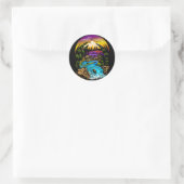 Buitenscène Ronde Sticker (Tas)