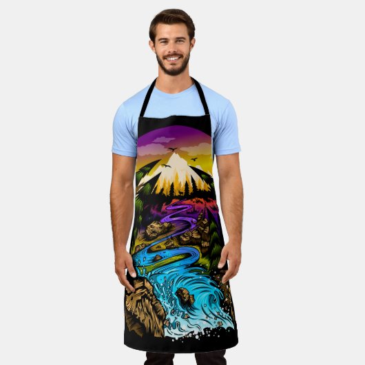 Buitenscène Schort (Gedragen)