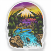 Buitenscène Sticker (Voorkant)