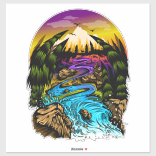 Buitenscène Sticker