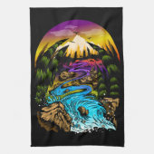 Buitenscène Theedoek (Verticaal)