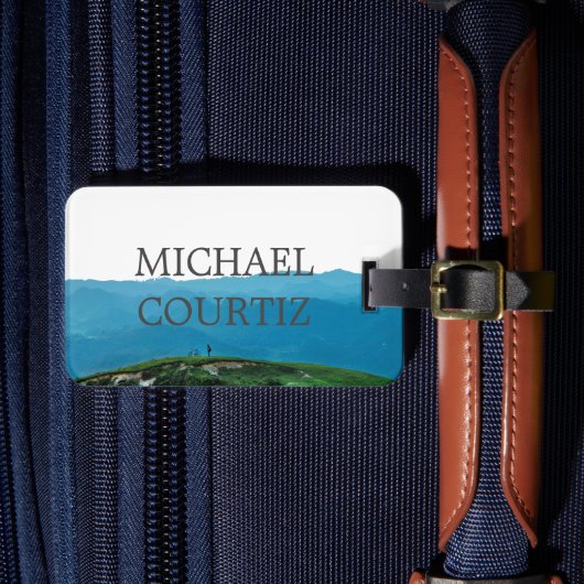 buitenshuis de kaart van de Grensreiziger van de b Bagagelabel (Voorkant Insitu 4)