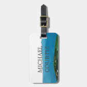 buitenshuis de kaart van de Grensreiziger van de b Bagagelabel (Voorkant verticaal)