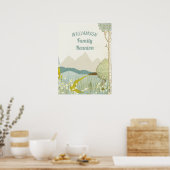 buitenshuis Gezin Verzameling Afbeeldingsgebeurten Poster (Keuken)