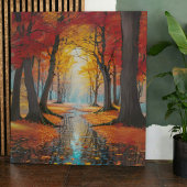 Buitenshuis Herfst Scène Poster