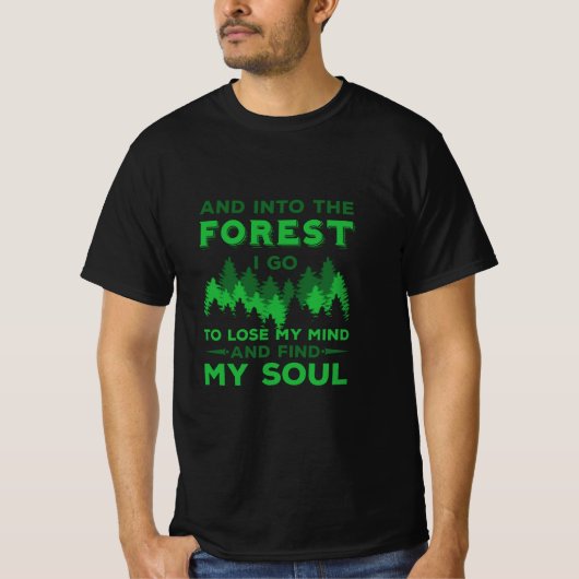 Buitenshuis - In het bos ga ik T-shirt (Voorkant)