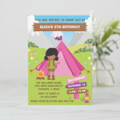 buitenshuis kamperen van een Afrikaans-Amerikaans Kaart (Staand voorkant)