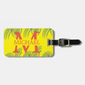 buitenshuis Traveler monogrammen personaliseren aa Bagagelabel (Voorkant horizontaal)