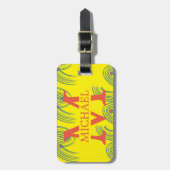 buitenshuis Traveler monogrammen personaliseren aa Bagagelabel (Voorkant verticaal)