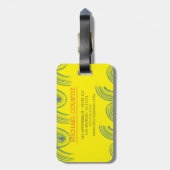 buitenshuis Traveler monogrammen personaliseren aa Bagagelabel (Achterkant verticaal)