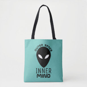 Buitenspatie binnenste geest, buitenaardse buitena tote bag