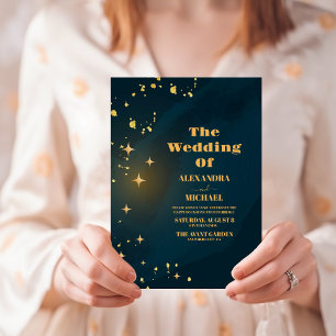 Buitenspatie Blauwgroen sterrenweddenschap Kaart