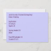 Buitenspatie-dag uitnodigingen (Achterkant)